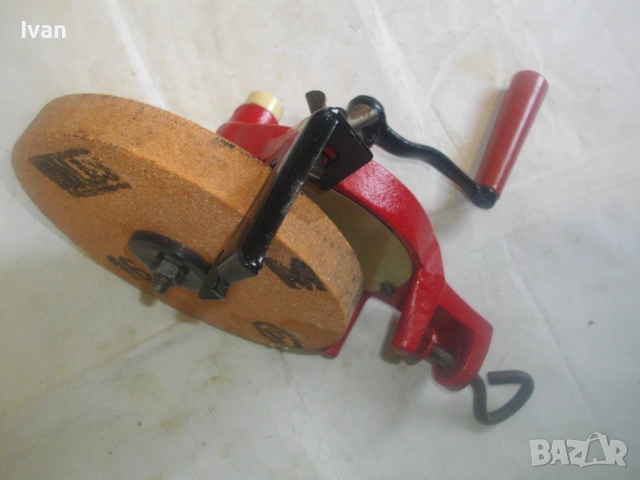 ф150мм НОВ НЕМСКИ СТАРО КАЧЕСТВО ГОЛЯМ РЪЧЕН ШМИРГЕЛ МАСИВЕН