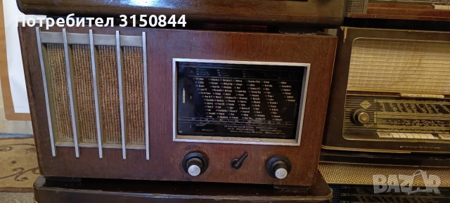 Старо радио лампово Телефункен /Telefunken, снимка 3 - Радиокасетофони, транзистори - 54136751