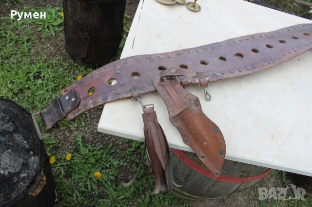 Силях (хайдушки колан), снимка 4 - Антикварни и старинни предмети - 49823453