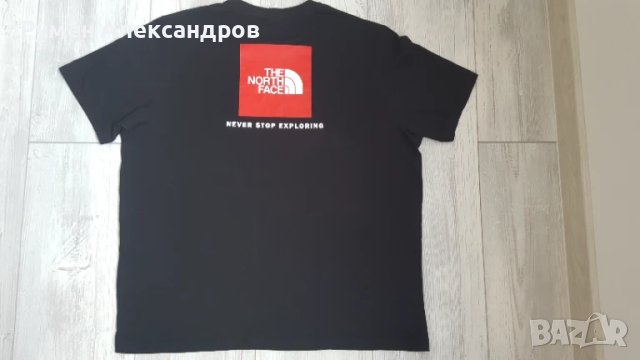 Черна мъжка тениска North Face размер XXL, снимка 7 - Тениски - 50569856