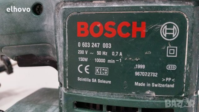 Виброшлайф Bosch PSS 23A -, снимка 8 - Други инструменти - 29156254