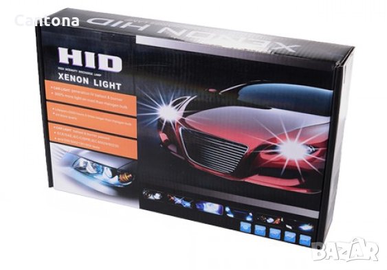 H4 6000K 35W БИ-КСЕНОН СИСТЕМА / XENON KIT SLIM ( тънък баласт )