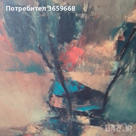 Голяма картина, маслени бои върху фазер, снимка 5 - Картини - 40197210