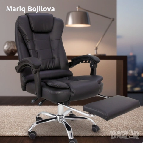 Ергономичен офис стол с усещане за истински комфорт, снимка 2 - Столове - 53148112