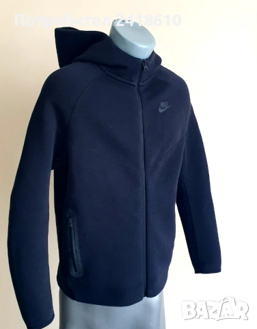 Nike Tech Full Zip Hoodie Kids XL  158 - 170  ОРИГИНАЛ! Детски Суитшърт!, снимка 7 - Спортни дрехи, екипи - 53337463