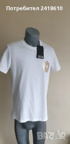 Versace Jeans Couture Cotton Mens Size S НОВО! ОРИГИНАЛ! Мъжка Тениска!, снимка 4 - Тениски - 49531058
