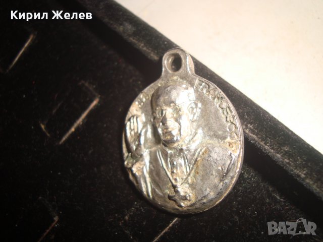 СВЕТИ ФРАНЦИСК СРЕБРИСТ КАТОЛИЧЕСКИ МЕДАЛЬОН РИМ ДВУСТРАНЕН 16619, снимка 7 - Колиета, медальони, синджири - 32088909