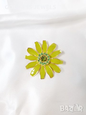 Брошка Yellow Flower 289, снимка 1 - Други - 35293700