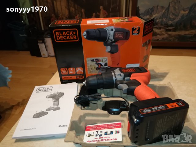 BLACK DECKER LITHIUM 2401221952, снимка 4 - Винтоверти - 35548957