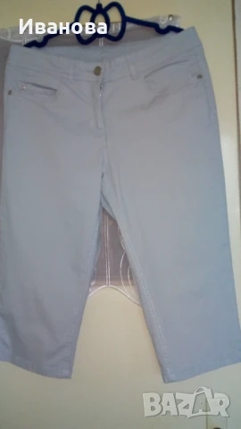 Разпродажба! Бледо син летен панталон 3/4, снимка 2 - Панталони - 50700659