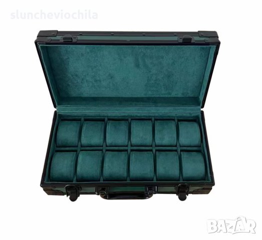 Луксозен Куфар за часовници Кутия за часовник, снимка 6 - Други - 40653854