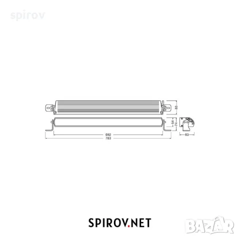 LED бар OSRAM LEDriving FX750-CB SM GEN 2 12/24V 5990lm 6000K, снимка 2 - Части - 55701957