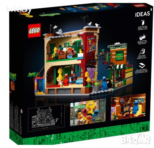 Нов оригинален сет LEGO Ideas - Sesame Street 21324, снимка 3 - Конструктори - 31966614