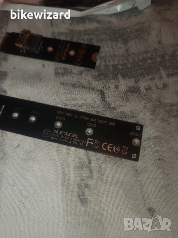 NFHK N-8654Y мъжки към женски, с SFF-8654 конектор за дънна платка SSD 2280/22110 НОВО, снимка 3 - Други - 54284507