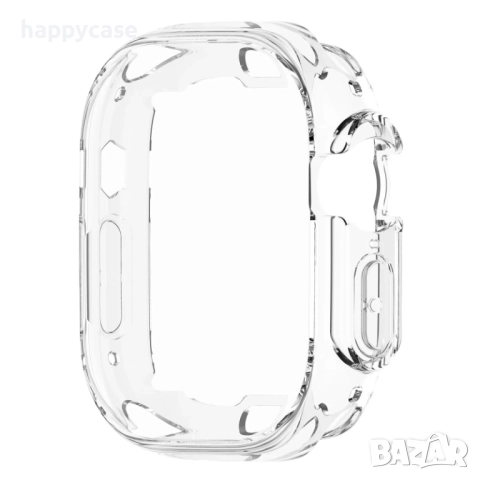Apple Watch Ultra 3 2 1 / Series 11 10 6 5 4 / SE 3 2 1 / Мек TPU силиконов кейс с протектор, снимка 11 - Смарт часовници - 52097844