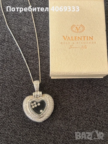 Дамско колие 18карата бяло злато с 220бр естествени Диаманта, снимка 6 - Колиета, медальони, синджири - 51046701