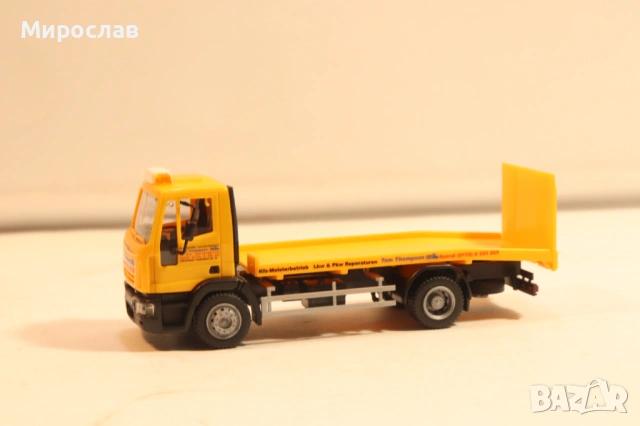 RIETZE H0 1/87 IVECO РЕПАТРАК ПЛАТФОРМА КАМИОН МОДЕЛ, снимка 7 - Колекции - 54222847