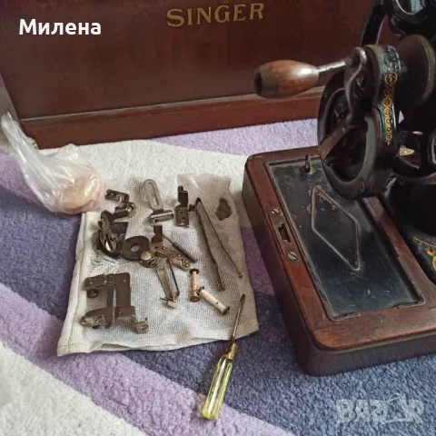 Шевна машина Singer, снимка 3 - Антикварни и старинни предмети - 50315612