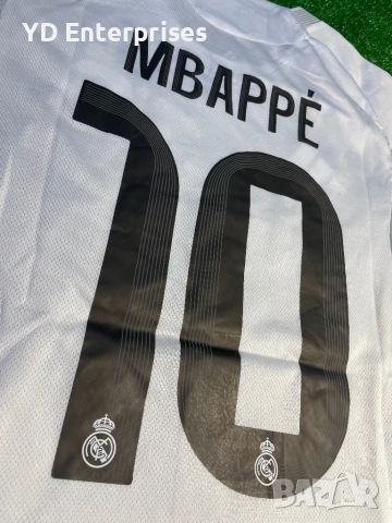 Футболна Тениска Реал Мадрид – Kylian Mbappé №10 | Player Version, снимка 3 - Футбол - 53170181