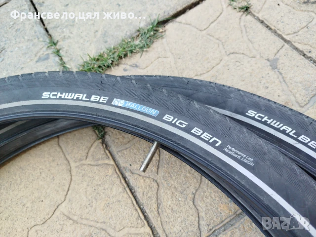 28.29 цола гуми за велосипед колело schwalbe big ben , снимка 2 - Части за велосипеди - 51123649