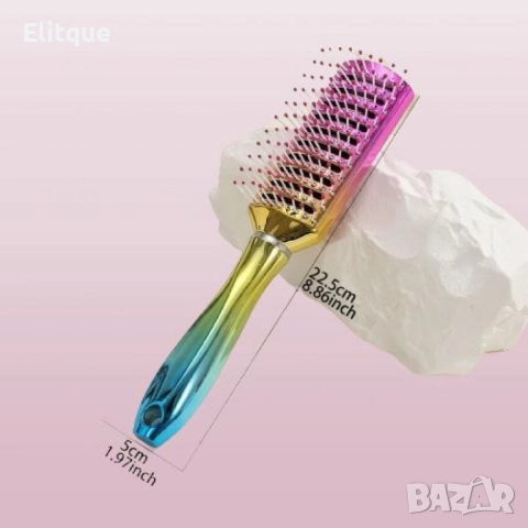 Четка за всякакъв вид коса - безболезнено разресване, снимка 8 - Други - 52832172