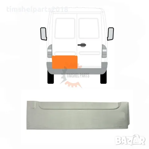 Ремонтен панел Задна Лява врата за Mercedes Sprinter 901 , VW LT 1995 - 2006