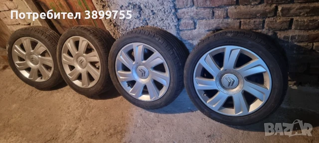 Лети джанти с летни гуми 195/65/16 , снимка 3 - Гуми и джанти - 51019695