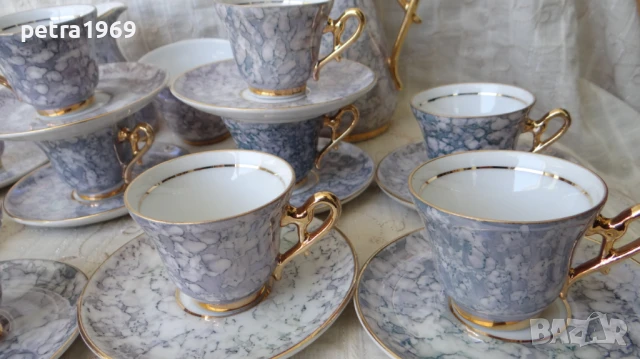 Порцеланов сервиз на Sajonia, Саксония, снимка 13 - Сервизи - 50748943