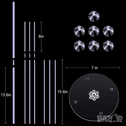 Стойка за балони / поставка за балони B07XPTPCBS, снимка 2 - Други - 37160985