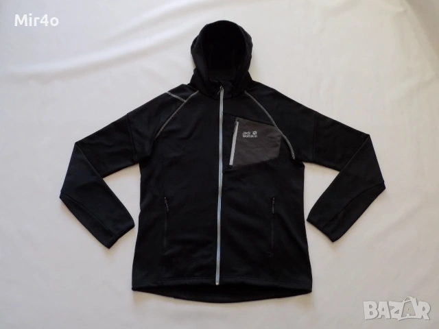 елек galvin green/jack wolfskin горнище худи суичър блуза яке туризъм планина мъжки оригинал M/L, снимка 9 - Спортни дрехи, екипи - 51179423