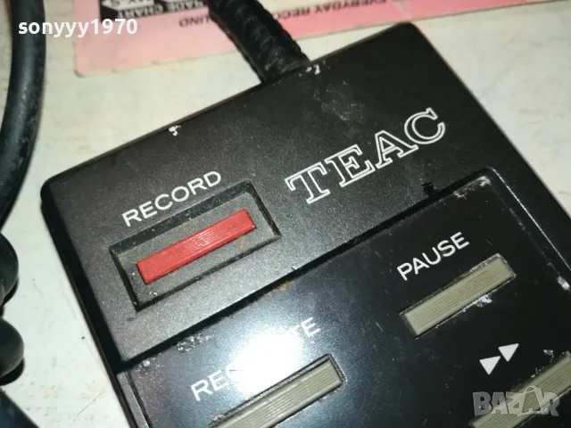 заявено-TEAC Rc-205 Remote Control Wired for R-999x Cassette Deck Circa 1984 0801251139, снимка 3 - Други - 48597668