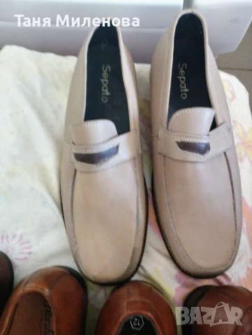 3 бр. Качествени мъжки обувки от естествена кожа 44,45, снимка 5 - Официални обувки - 50581633