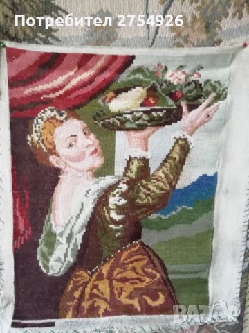 Стар гоблен "Дъщерята на Тициян" 