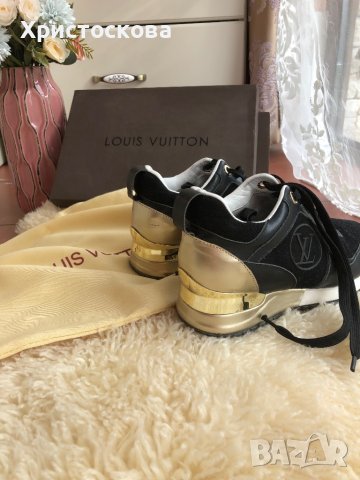 Дамски сникърси,маратонки с вътрешна платформа Louis Vuitton, снимка 5 - Маратонки - 40586387