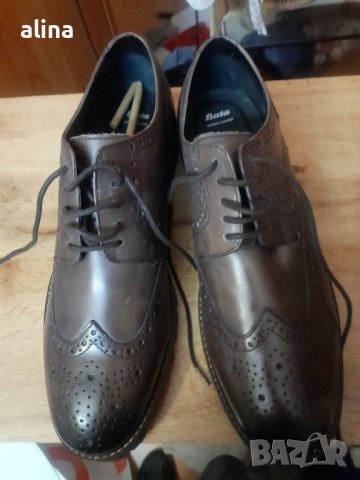 НОВИ обувки на италианската марка ВАТА естествена кожа, зимен грайфер, снимка 2 - Спортно елегантни обувки - 44325221