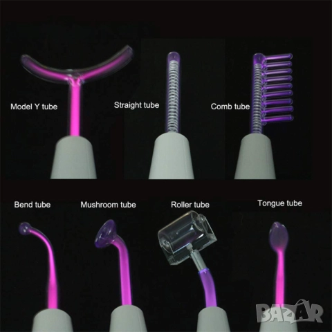 Дарсонвал 7 в 1 за лице, тяло, коса, акне, бръчки, лифтинг, гъбички, снимка 4 - Козметични уреди - 52006457