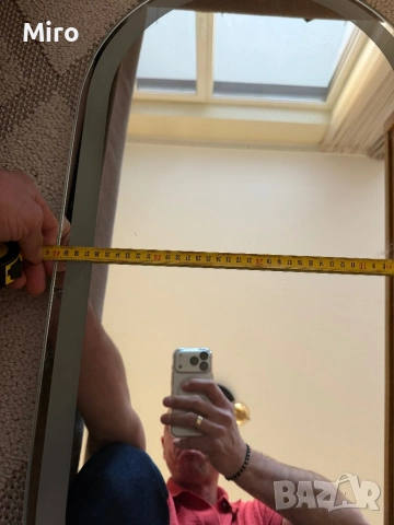 Огледало с овална форма и размери 80 см на 40 см, снимка 4 - Други стоки за дома - 53882304