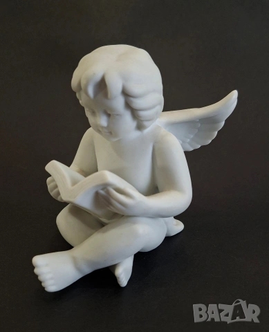 Порцеланов ангел с книга (10 см) - Rosenthal, снимка 5 - Статуетки - 53950525