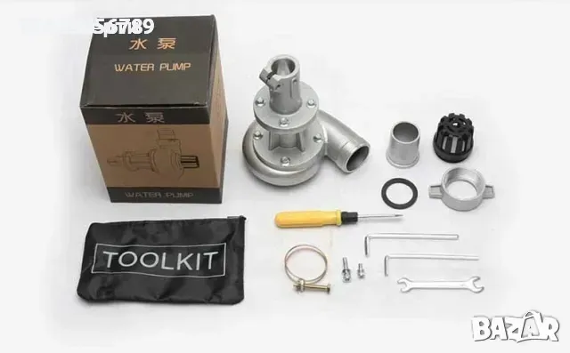 Алуминиева помпа за засмукване на вода - приставка за тример, снимка 4 - Градинска техника - 49816356