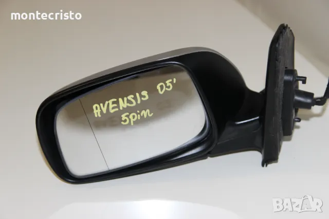 Ляво огледало Toyota Avensis T25 (2003-2006г.) Тойота Авенсис T250 електрическо 6 пина, снимка 2 - Части - 47915888