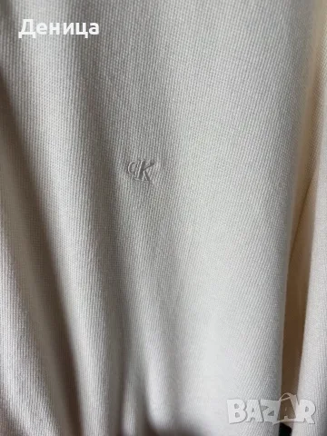 Calvin Klein мъжка памучна блуза с дълъг ръкав (размер XL), снимка 6 - Блузи - 56224345
