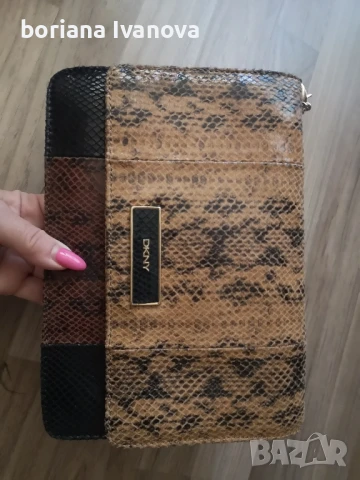 DKNY естествена кожа , снимка 3 - Чанти - 51159993
