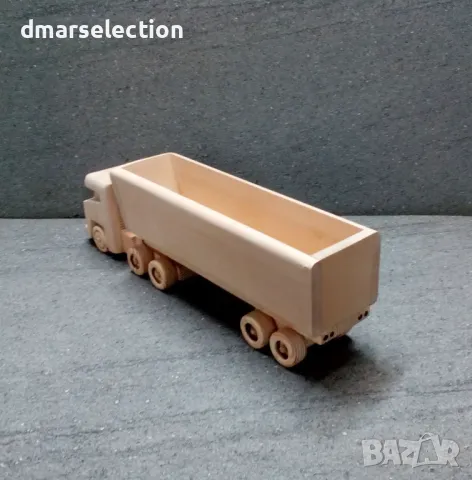 Декоративен камион от дърво с ремарке гондола DMAR 194M2, снимка 3 - Други - 48048123