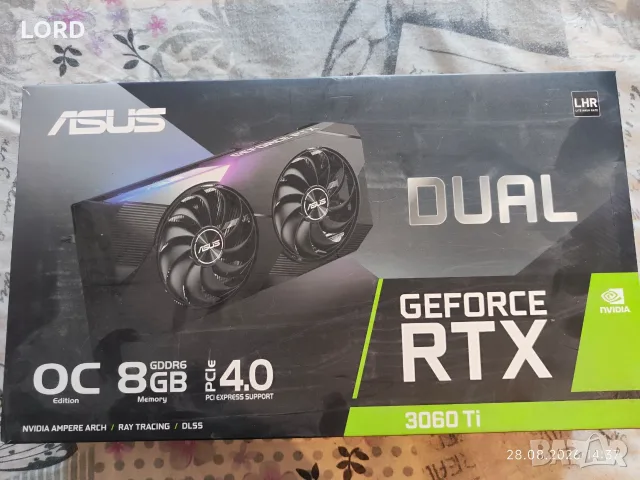 Видеокарта RTX 360Ti 8GB Asus Dual OC, снимка 7 - Видеокарти - 55847913