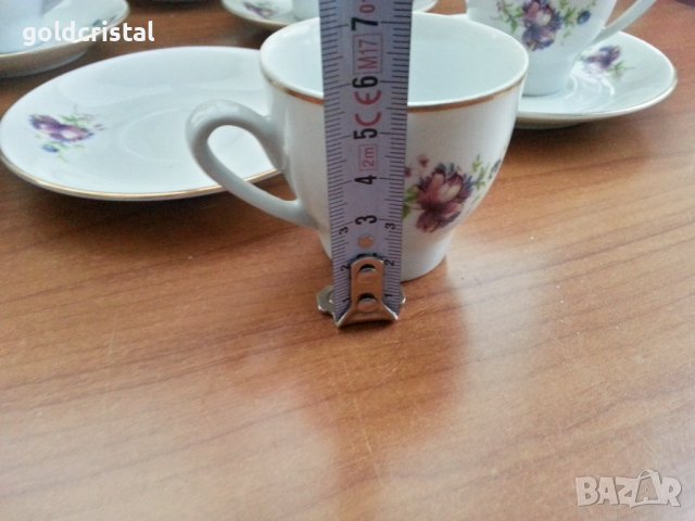 Стар български порцелан чаши за кафе, снимка 3 - Антикварни и старинни предмети - 40146825