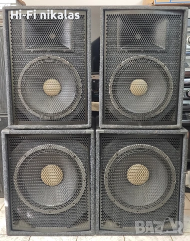 драйверни стерео професионални тонколони бас каси 15" и 18" ОБЕРТОН OBERTON 15XL600 18XB700 