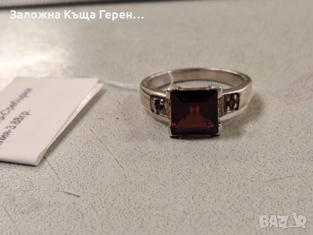 Сребърен пръстен 3.88гр, снимка 2 - Пръстени - 52909983