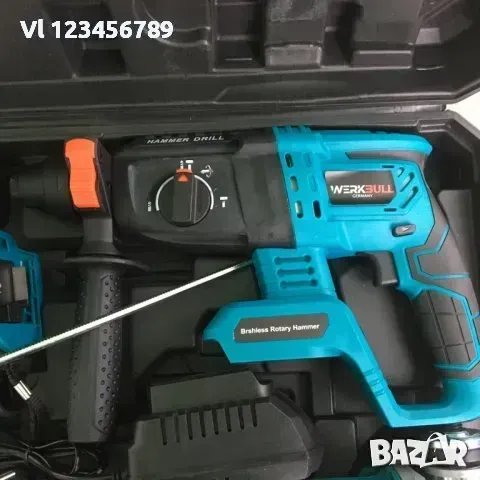 4в1 Перфоратор Винтоверт Ъглошлайф Гайковерт Акумулаторен 36V 8,0AH, снимка 4 - Други инструменти - 49785096