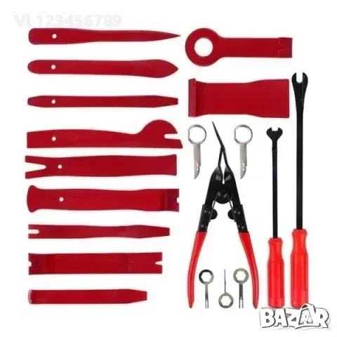 Комплект за демонтаж на интериорни елементи 19 части, снимка 2 - Аксесоари и консумативи - 53891568