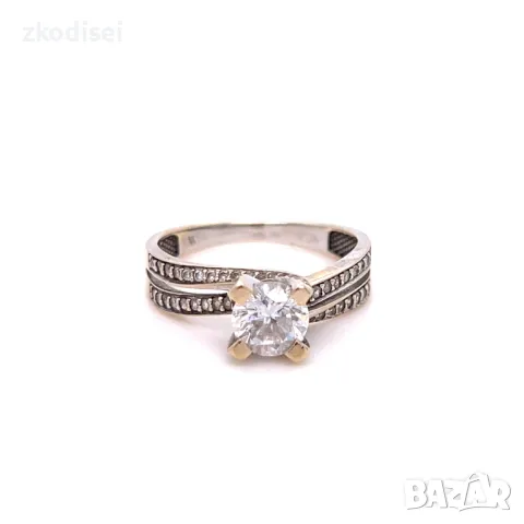 Златен дамски пръстен 2,90гр. размер:52 14кр. проба:585 модел:4026-4